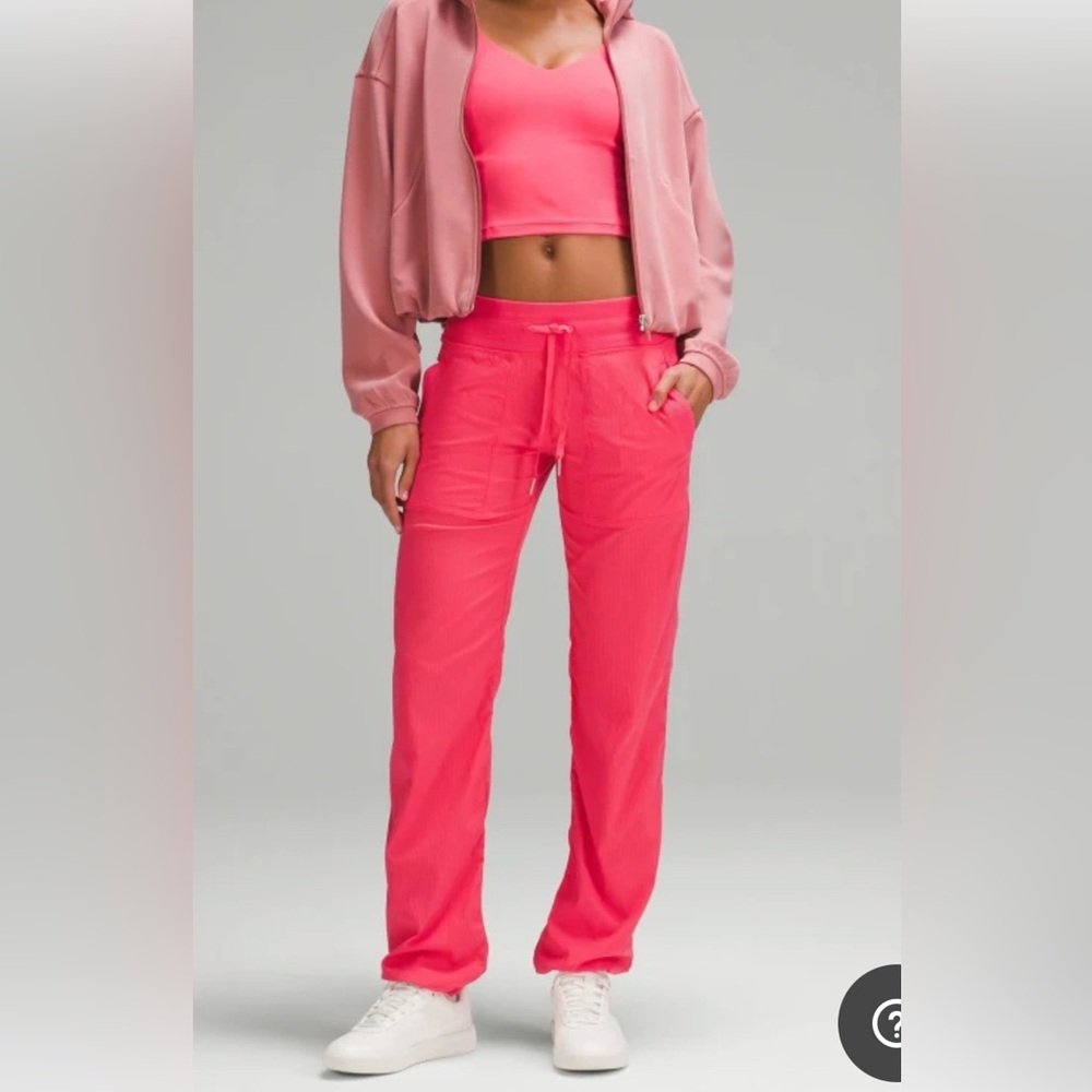 Lululemon Dance Studio Mid-Rise Pant Regular color Pink size 6